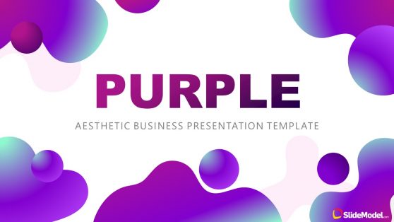 Purple Aesthetic Business Presentation Template