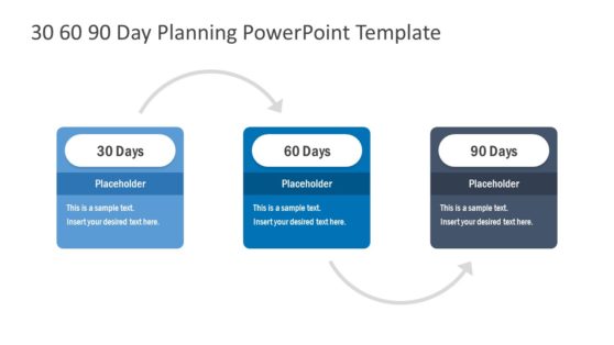 30-60-90 Day Planning PowerPoint Template