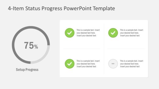 Status Donut Chart Template