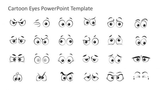 Cartoon Eyes PowerPoint Template