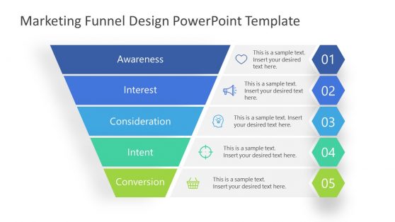 Marketing Funnel Design PowerPoint Template