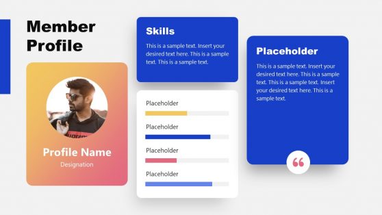 Member Profile PowerPoint Template