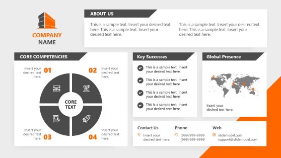 Editable One Pager Company Capability Template