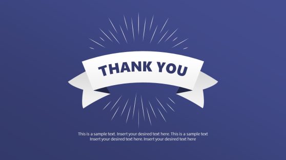 PPT Modern Thank You Slide - Editable Slide Template