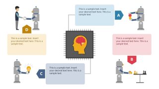 Editable Artificial Intelligence Infographic Shapes Slide