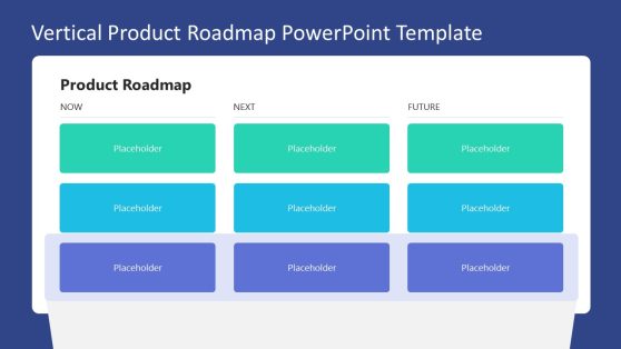 Editable Product Roadmap Slide with Animation