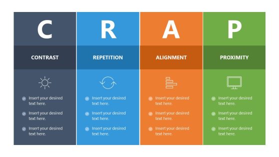 CRAP Design Principles PowerPoint Template