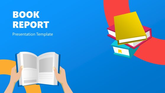 Editable Title Slide for Book Report Presentation