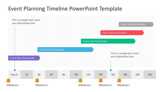 Editable Slide for Presenting Event Timeline