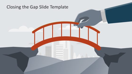 Closing the Gap Slide Template for PowerPoint