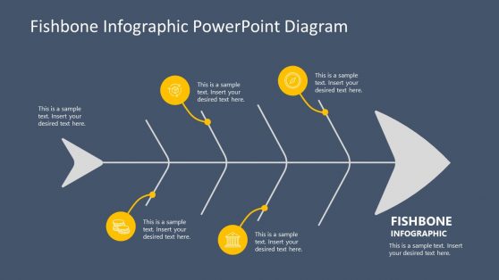 Fishbone Infographic PowerPoint Diagram