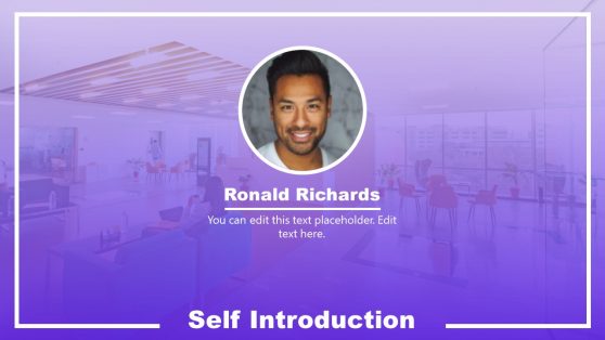 Personal Self Introduction PowerPoint Template