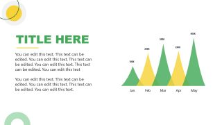 Editable PPT Chart for Data Representation - BioTech PowerPoint Template