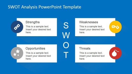 Animated SWOT Analysis PowerPoint Template