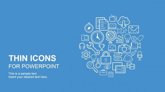 Thin Icons for PowerPoint