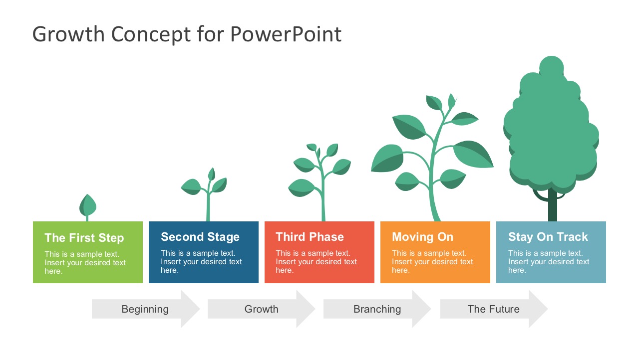 Tree Growth Business Metaphor PowerPoint