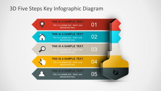 Five Step Diagram Infographic