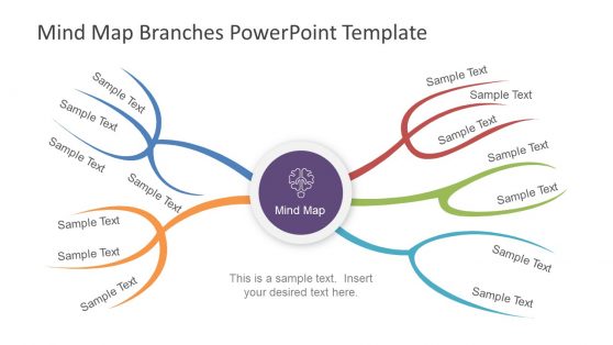 Mind Map Branches PowerPoint Template