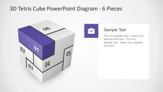 Tetris Diagram Slide with Infographics