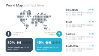 Slide of Creative Graphics and Charts