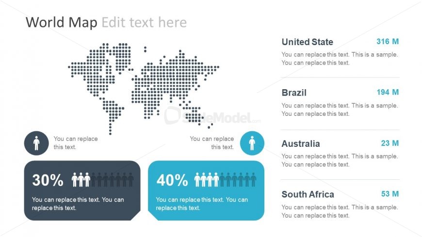 Slide of Creative Graphics and Charts