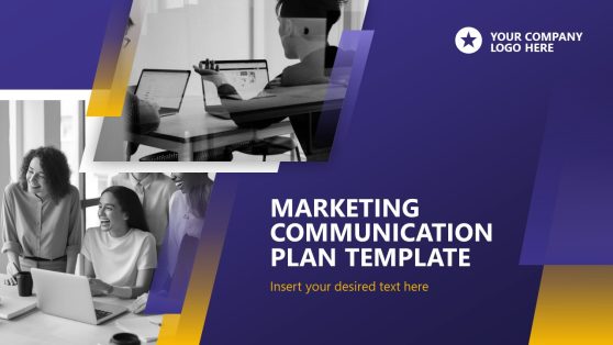 PPT Template for Marketing Communication Plan Presentation 