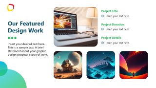 Featured Design Work Presentation Slide