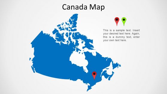 Canada Map PowerPoint Template