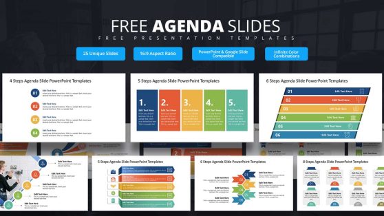 Free PPT Agenda Templates from SlideModel