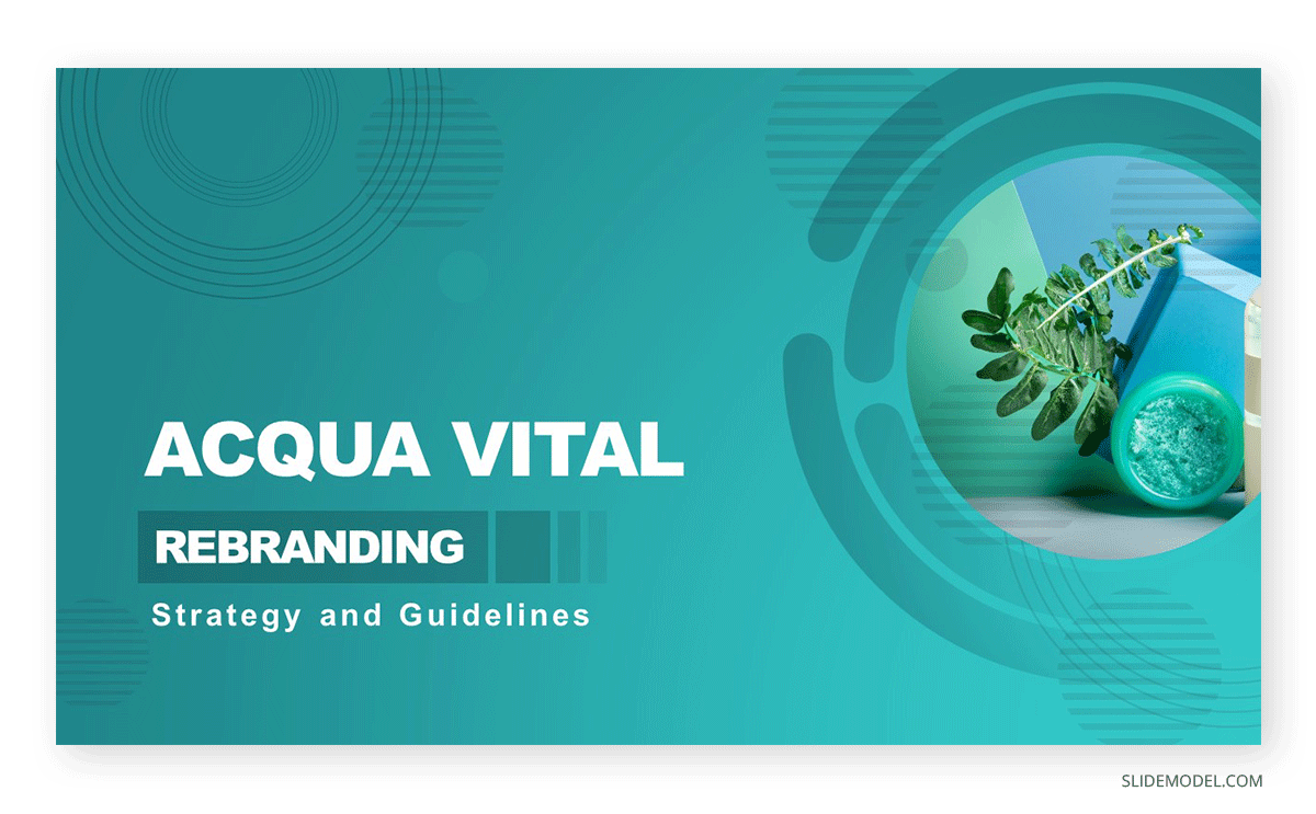 Title slide for Rebranding process