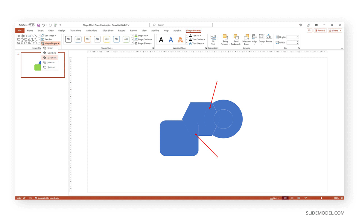 Fragment in PowerPoint